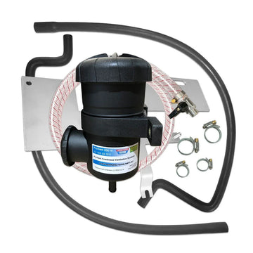 Provent Catch Can + Pre-Filter Dual Bracket Kit for Mitsubishi Pajero 3.2L 4M41 Turbo Diesel 2010+